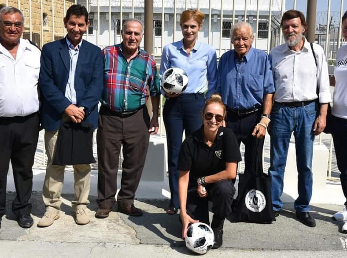 "Ξεχασμένοι" Θρύλοι του Κυπριακού Ποδοσφαίρου στις Κεντρικές Φυλακές για τα 60χρόνα του Κυπριακού Ποδοσφαίρου