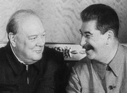 Churchill Stalin