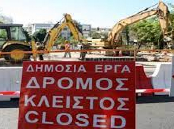 Εργασίες από το Τμήμα Δημοσίων Έργων στη Λεμεσό