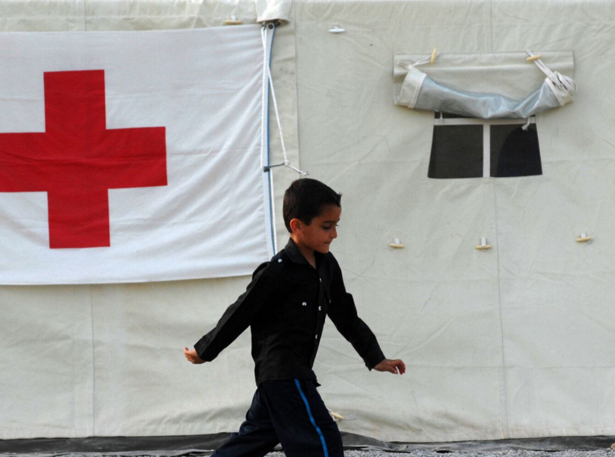 Η Διεθνής Επιτροπή του Ερυθρού Σταυρού (ICRC) εκτελεί ένα τεράστιο έργο νερού στην πόλη Goma, στη Λαϊκή Δημοκρατία του Κονγκό