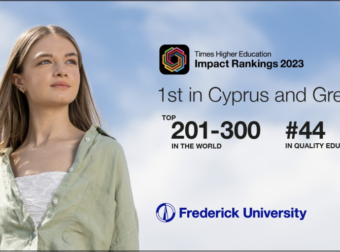 Το Frederick, στα κορυφαία 201-300 Πανεπιστήμια στα Times Higher Education Impact Rankings 2023