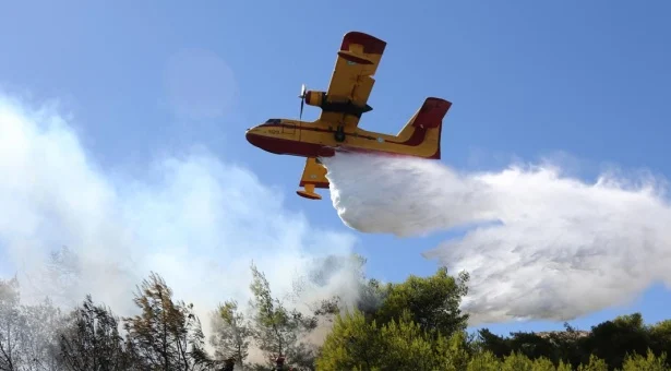 Πυρκαγιά στο Άγιον Όρος: Ενισχύονται οι πυροσβεστικές δυνάμεις – Άλλα 4 αεροσκάφη στη μάχη της κατάσβεσης