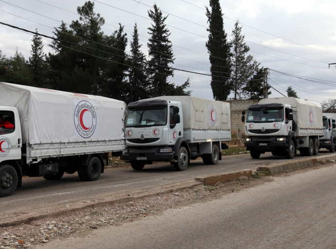 143 φορτηγά εισήλθαν στη βορειοδυτική Συρία