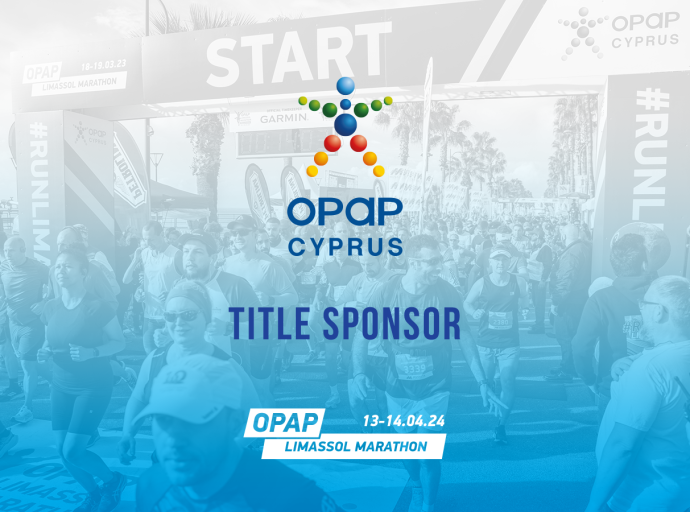 Η ΟΠΑΠ Κύπρου για 8η συνεχή χρονιά ονομαστικός χορηγός του ΟΠΑΠ Μαραθώνιου  Λεμεσού