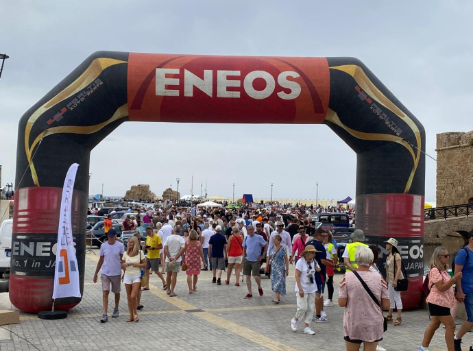 Δυναμική Παρουσία από τη PSALTIS AUTO PARTS και ENEOS Motor OIL στη Πάφο με τη Λέσχη Κλασικών Οχημάτων